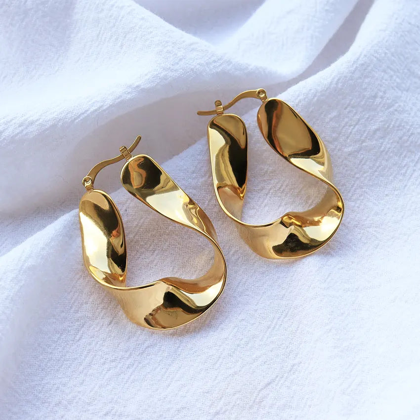 Chunky Hoop Earrings