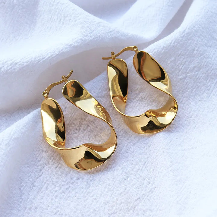 Chunky Hoop Earrings