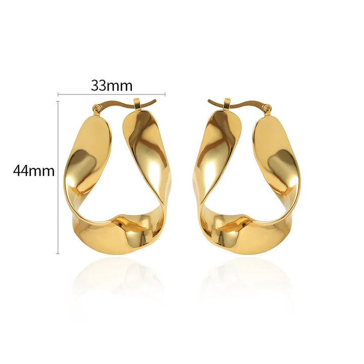 Chunky Hoop Earrings