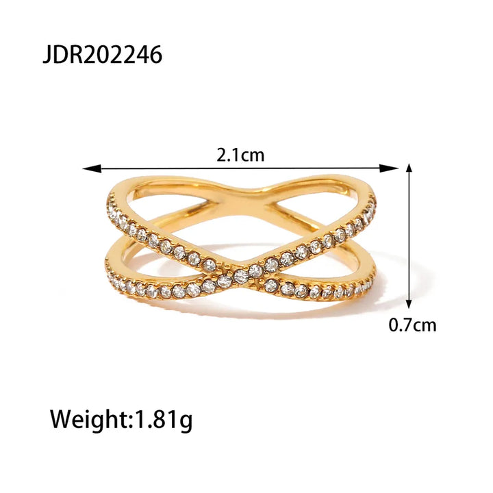 Luxe Circle Fusion Rings