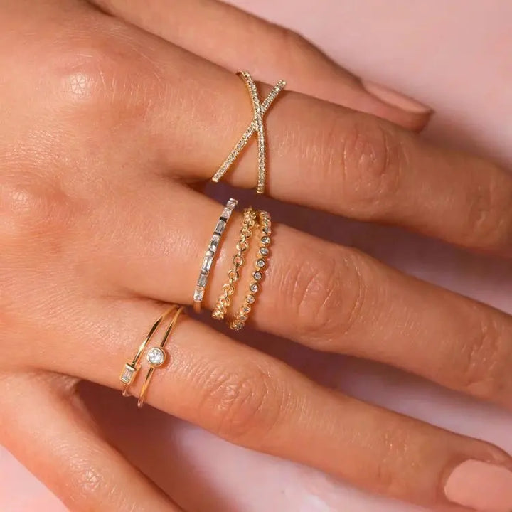 Luxe Circle Fusion Rings