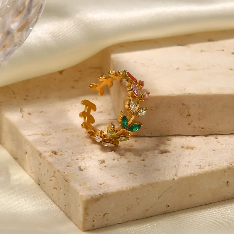 Blossom Leaf Ring