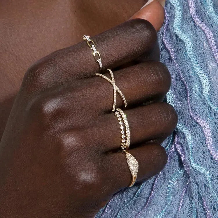 Luxe Circle Fusion Rings