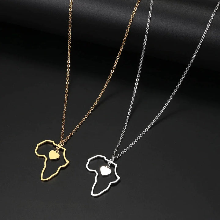 Heart of the Continent Necklace