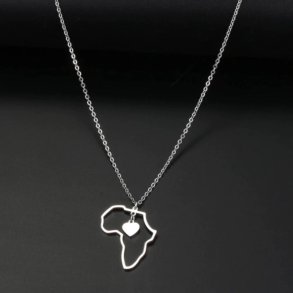 Heart of the Continent Necklace